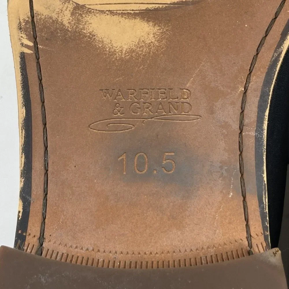 Warfield &‎ Grand 84902 Mark Horse Bit Apron Slip On Leather Loafer Shoes 10.5